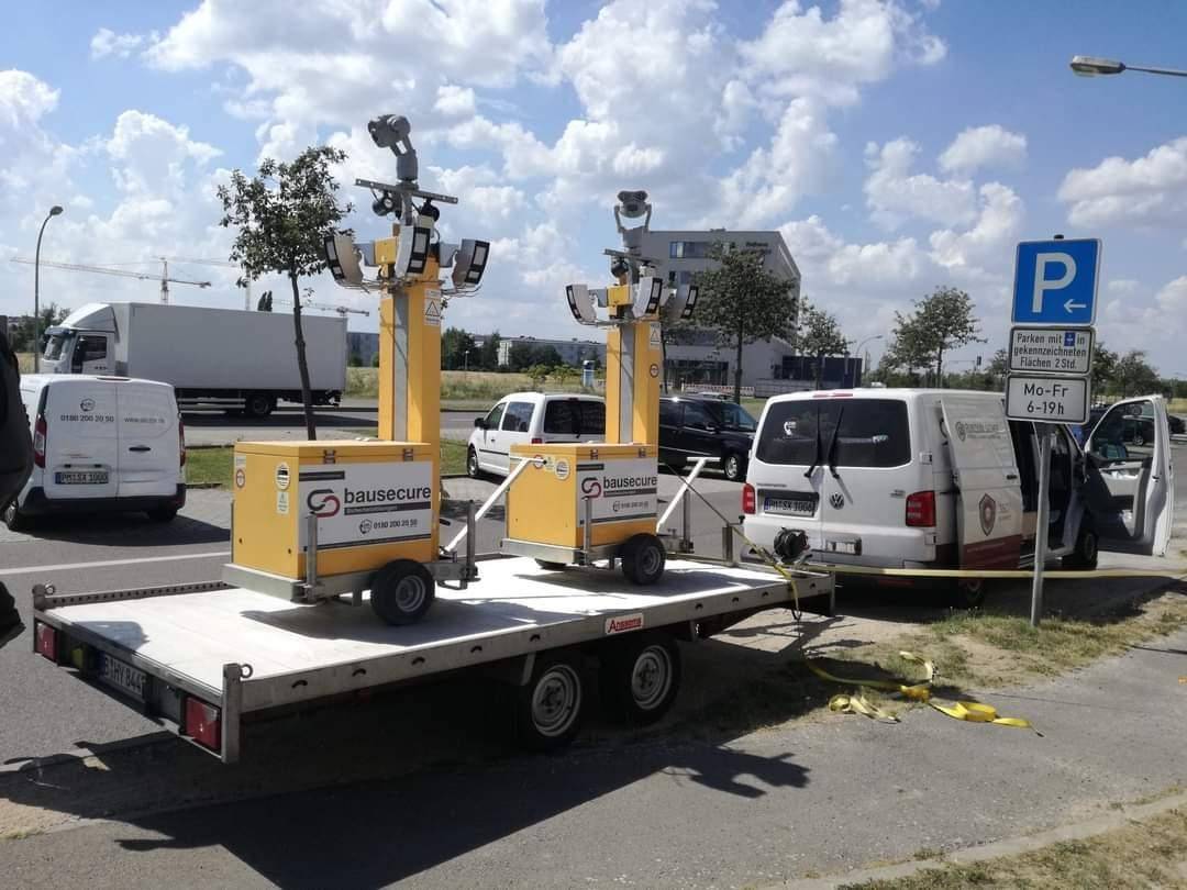 baus­ecu­re | mobi­le Video-Alarm-Türme